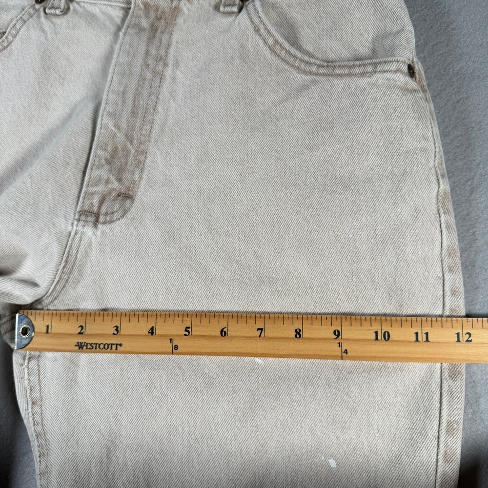 Lee Vintage High Waisted Mom Jeans Tan Tapered Leg Denim Pants 29x29 - Picture 10 of 15